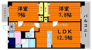 ベルフォーレ水島の物件間取画像